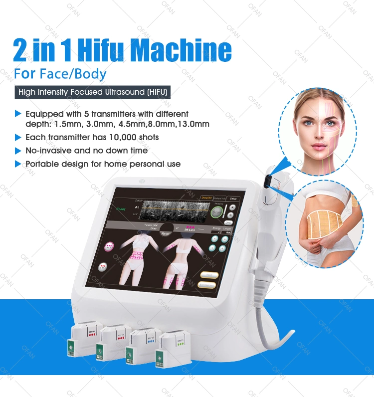 Ofan Skin Beauty Equipment Face Lift Body Slimming Ultrasound Hifu Beauty Machine Hifu Device