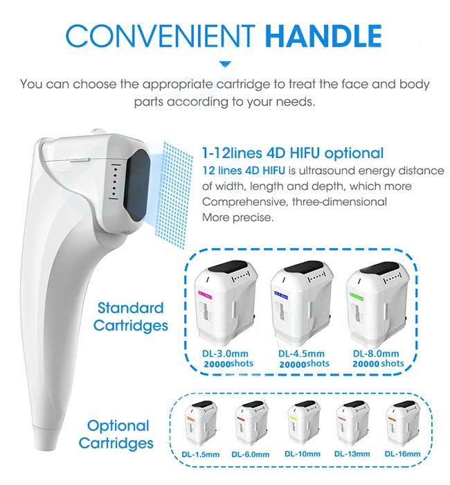 4D Hifu 12 Lines High Intensity Focused Ultrasound Skin Care Vaginal Tightening Machine