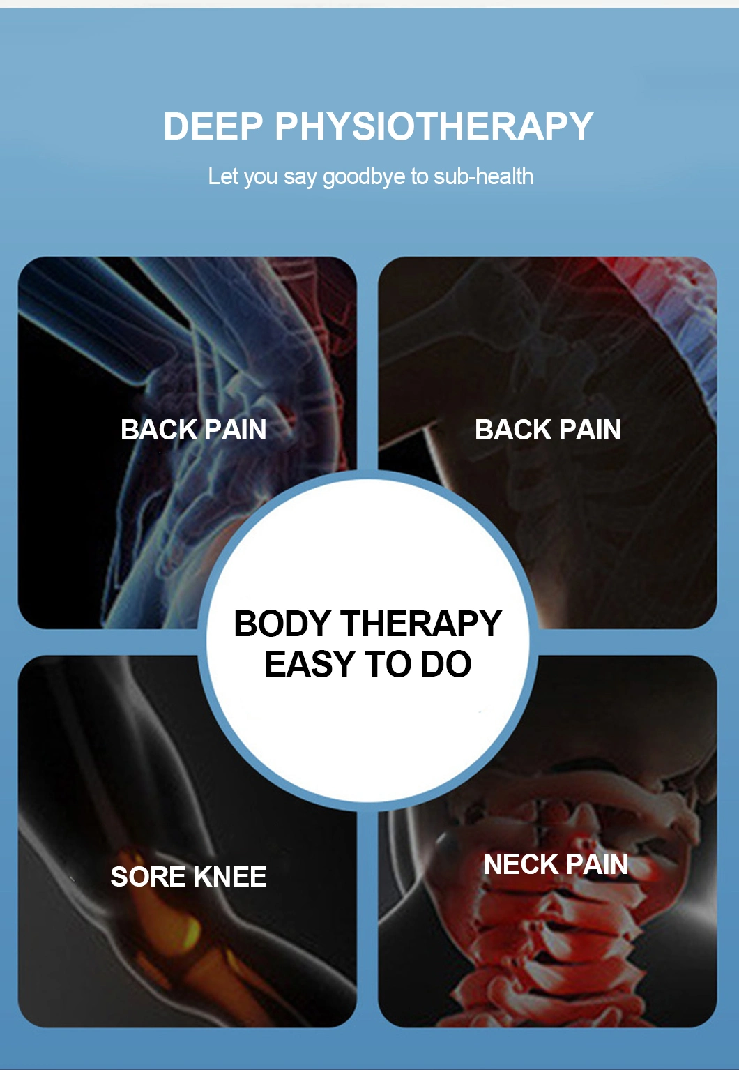 Laser Equipment Physiotherapy Treatment for Beauty Salon