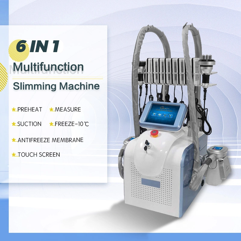 6in1 Multifunction Slimming Cryolipolysis Fat Freezed Cryotherapy Body Sculpting Equipment