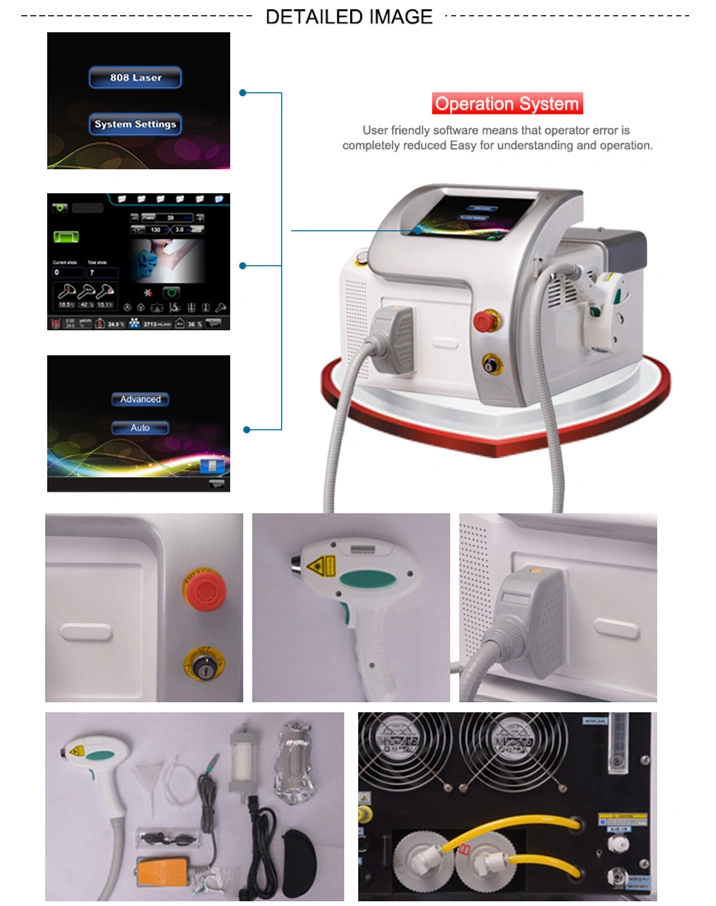 Wholesale Price Laser Hair Removal Platinum Beauty Machine/810 Diode Laser Titanium for Hair Removal/Laser 808nm Hair Removal Equipment