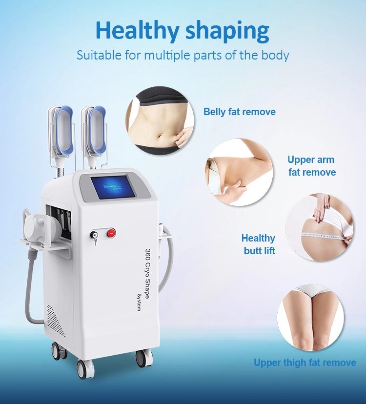 Top Trending Products Multifunction 360 Surrounding Cooling Cryolipolysis Cavitation RF Fat Removal Freezing System