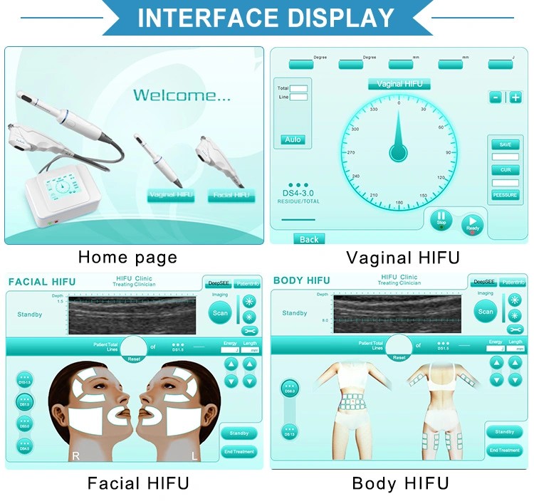 Newest 2 in 1 Facial Hifu+ Vaginal Hifu for Face Lifting Vaginal Tightening