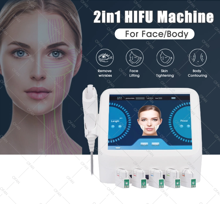 Ofan Skin Beauty Equipment Face Lift Body Slimming Ultrasound Hifu Beauty Machine Hifu Device