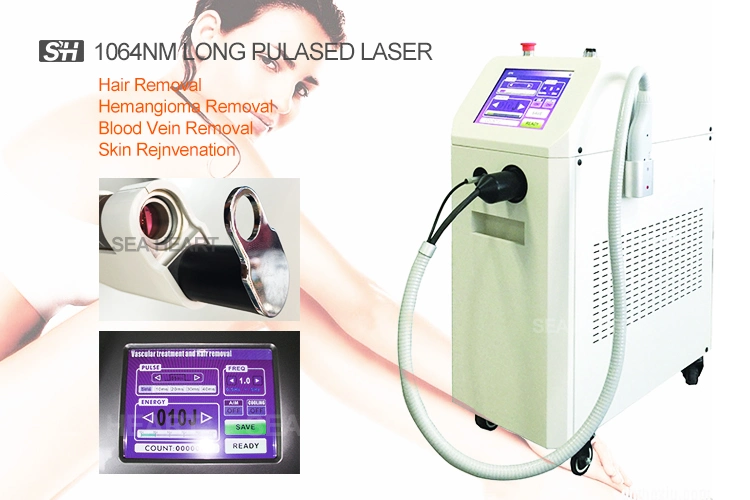 Long Pulsed ND YAG Laser Machine for Hair Removal&Vascular Lesion