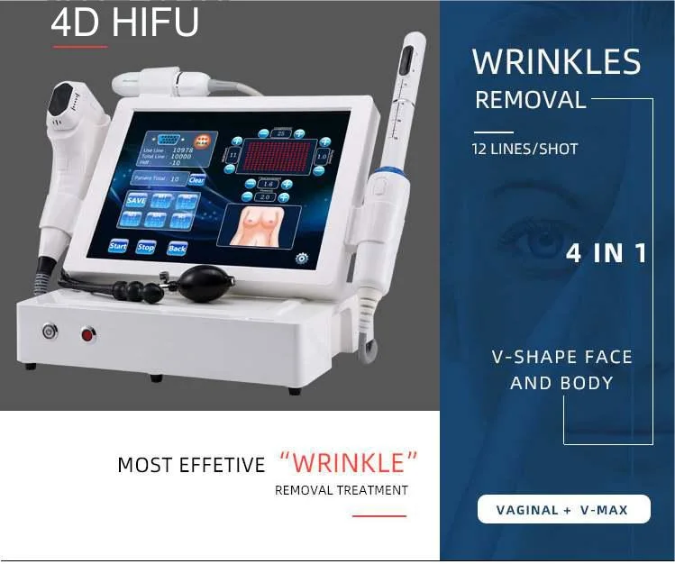 4D Hifu Vmax Vaginal Rejuvenation Facial Lifting Beauty Salon Machine